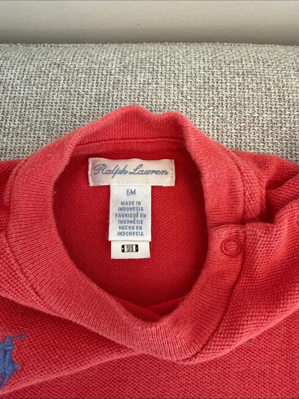 Ralph Lauren Red Short-Sleeve Polo Pony Embroidered Tee